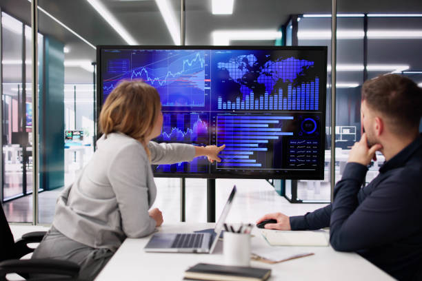 istock Conference Room Meeting with TV Screen 2019448144