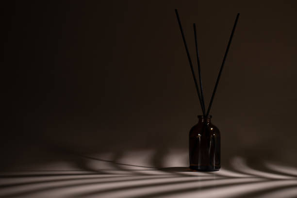 istock Spa scene, diffuser with reed sticks, natural background, organic atmosphere 2019485284