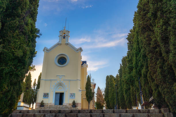 istock beautiful church at sunset, outdoors 2019593290