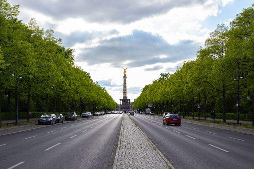 Berlin. Germany. May 7. 2023. Berlin Victory Column Europe Architecture Monuments Trips
