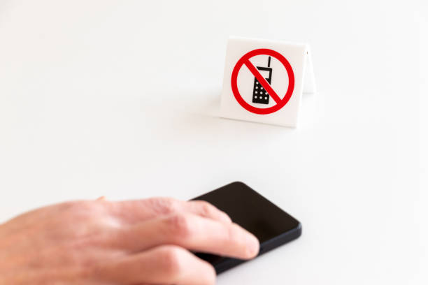 istock Prohibition of cell phone use 2019716746