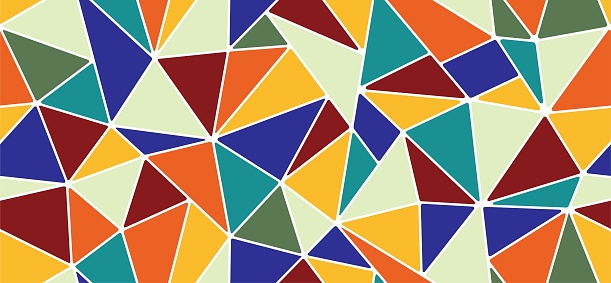 Abstract mosaic seamless pattern.