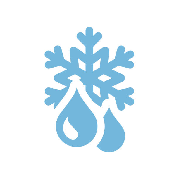 ilustrações de stock, clip art, desenhos animados e ícones de freezer control with snowflake vector - defreeze