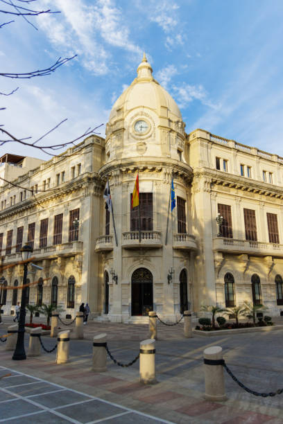 istock Ceuta City Hall, vertical shot during the day 2019814241