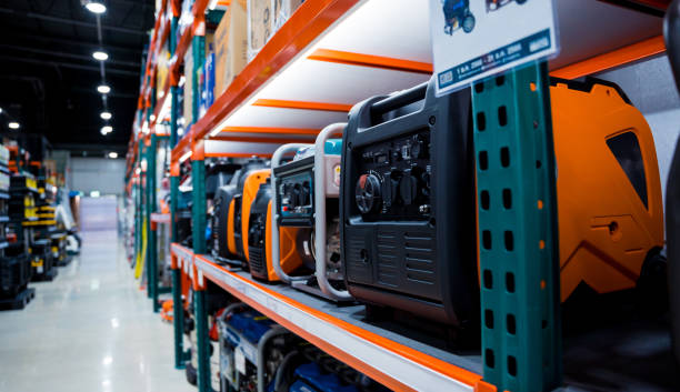 istock Portable diesel generator AC at the showroom 2019816302