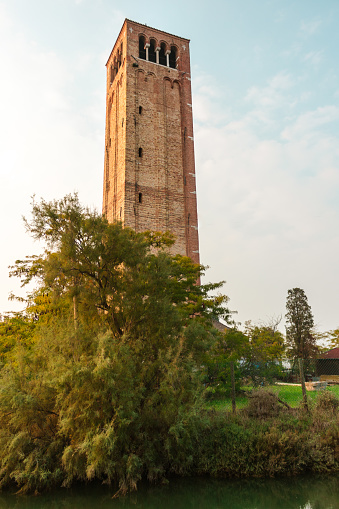 The tower of Basilica di Santa Maria Assunta