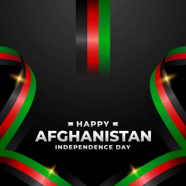 Vector illustration of Afghanistan Independence day design illustration collection