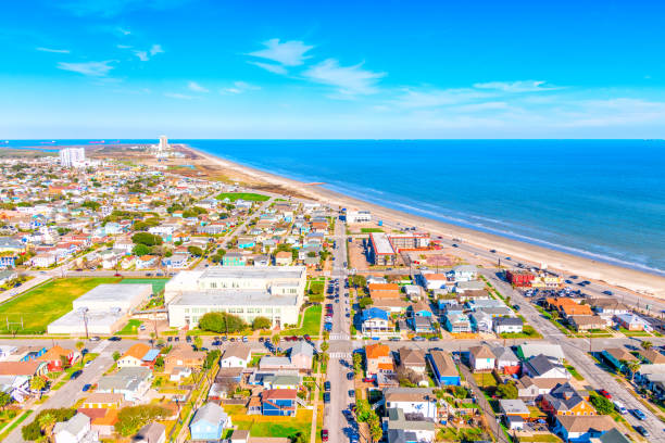 istock Galveston Beach Aerial 2020016597