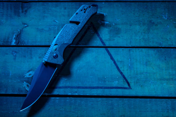 pocket knife on a background