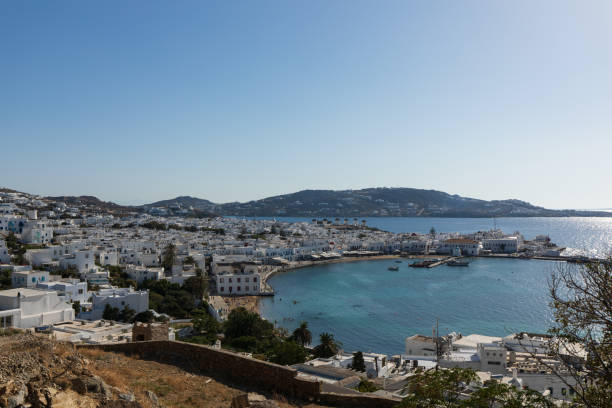 istock Day view of Old Town Mykonos 2020084374