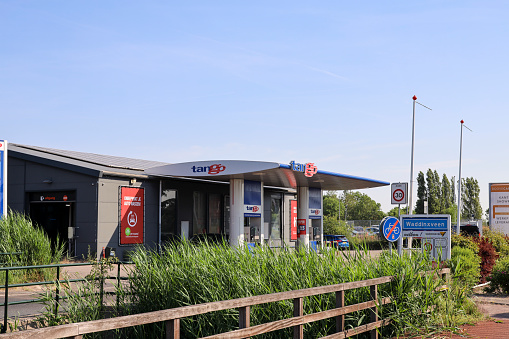 Tango petrol station on the outskirts of Waddinxveen in the Netherlands