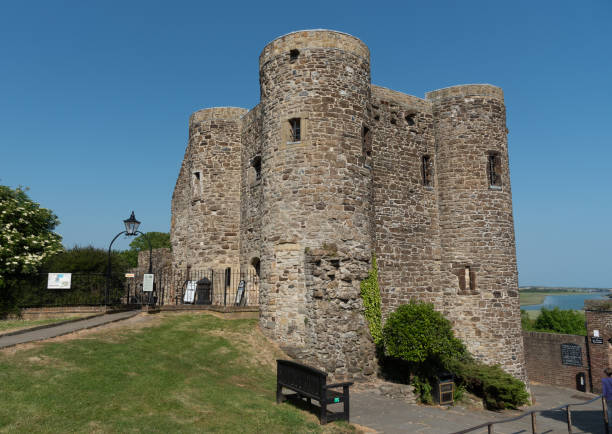 Weobley Castle is a 14th-century fortified manor house on the Gower Peninsula, Wales. The castle overlooks Llanrhidian saltmarshes and the Loughor estuary.