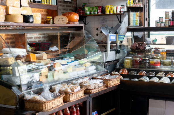 istock Fresh and gourmet products at a delicatessen 2020172366