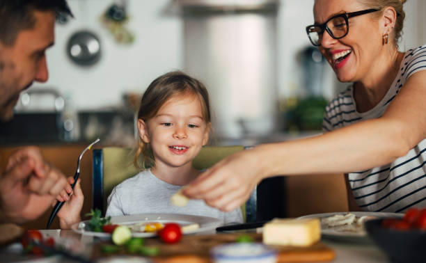 istock Happy Family Having A Breakfast At Home 2020183805
