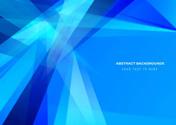 Vector illustration of Abstract background with triangular shapes