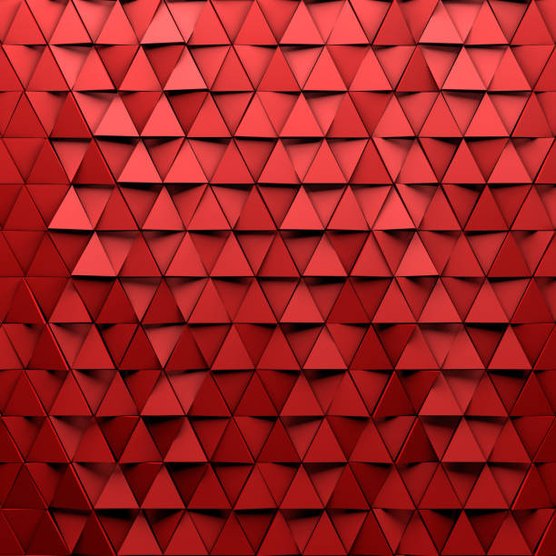 CGI 3d rendering triangular abstract wallpaper background 스톡 사진