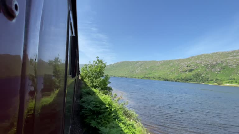 Scottish Highland Views From The Jacobite Express Steam Train