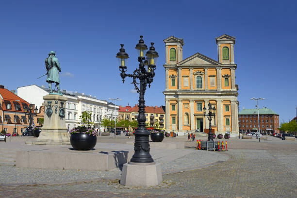 fryderyk's church in karlskrona, sweden - fryderyk ストックフォトと画像