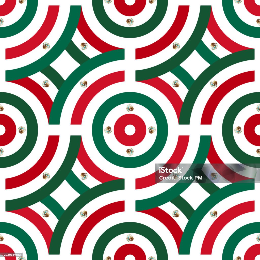 Mexico Colors Pattern Mexico Flag Pattern Loop Background Illustration Stock Illustration ...