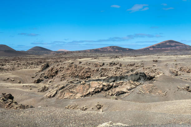 istock Lava Landscape In Lanzarote, Spain 2020465283