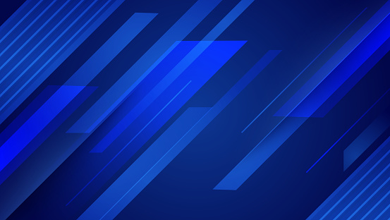 Abstract overlap dark blue background with blank space design