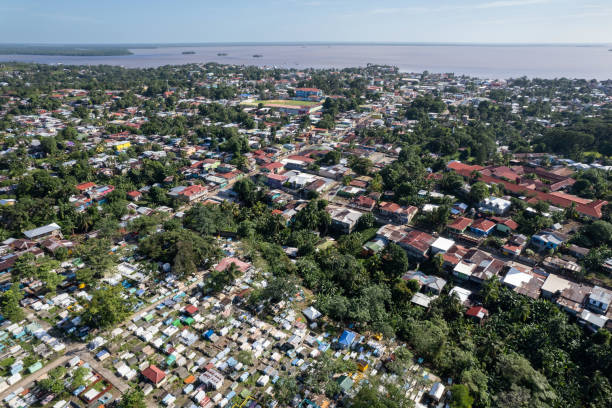 istock Cemetery in Caribbean town Bluefields 2020504244