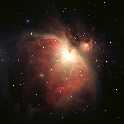 Orion nebula. Image was shot using a remote telescope service.