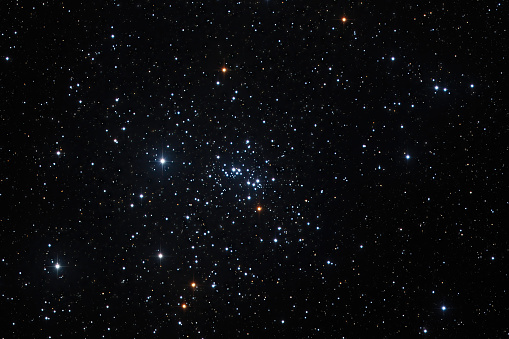 NGC 884 is an open star cluster. Image was shot using a remote telescope service.