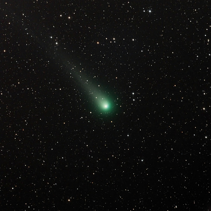 Comet Catalina. Image was shot using a remote telescope service.