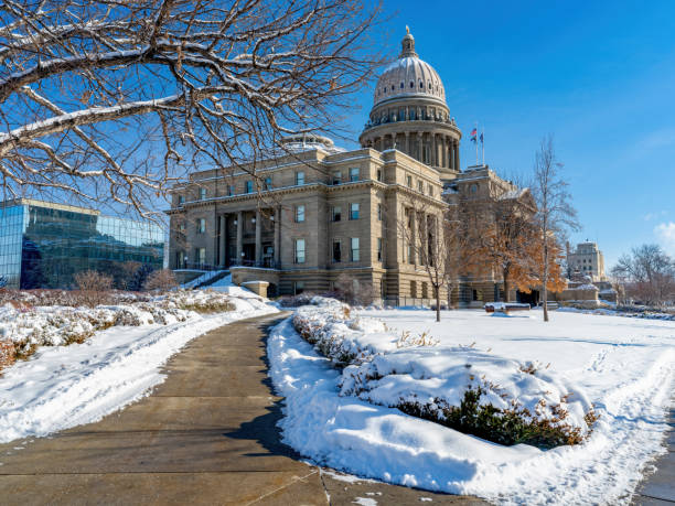 istock Winter at the Idaho State Capital grounds 2020636306