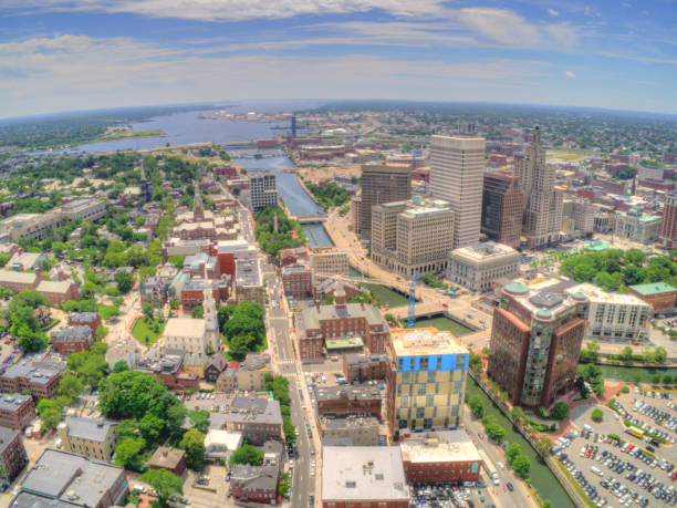 istock Providence, Rhode Island seen from above by an Aerial Drone in Summer 2020684769