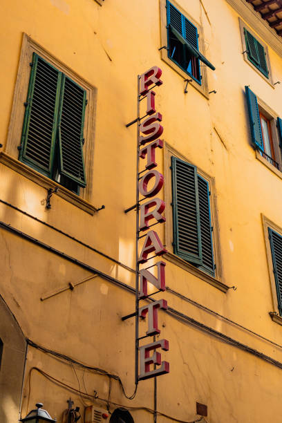 istock Ristorante Sign in Florence Italy 2020693869