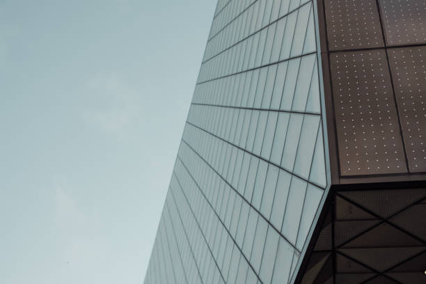 istock Detailed view of architectural elements of modern architecture 2020733604