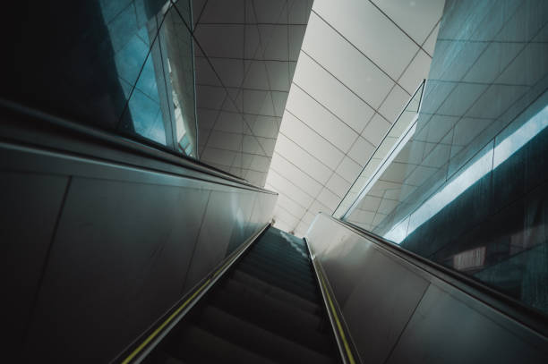 istock Abstract partial view of architectural elements of modern architecture 2020738367