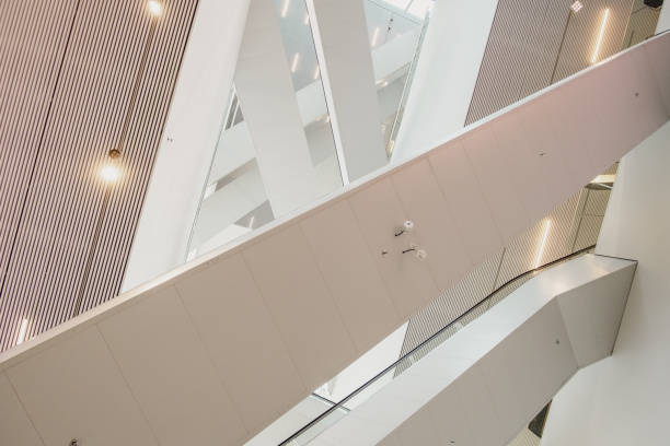 istock Abstract view of exposed concrete elements in modern architecture 2020753516