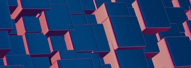 istock Digital blocks arranged in a clean, minimalistic sequence, embodying simplicity and modern design 2020850332
