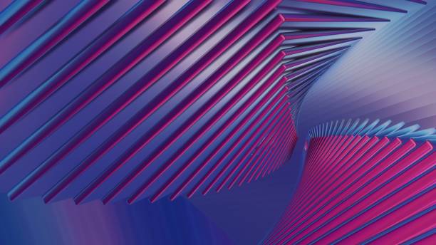 istock Beautiful abstract colorful swirl background with shiny, dynamic starburst rings, in a 3D rendered loop video for design. 2020851384