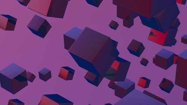 istock Abstract 3D background composed of cubes, creating a visually striking and geometrically complex landscape. 2020851925