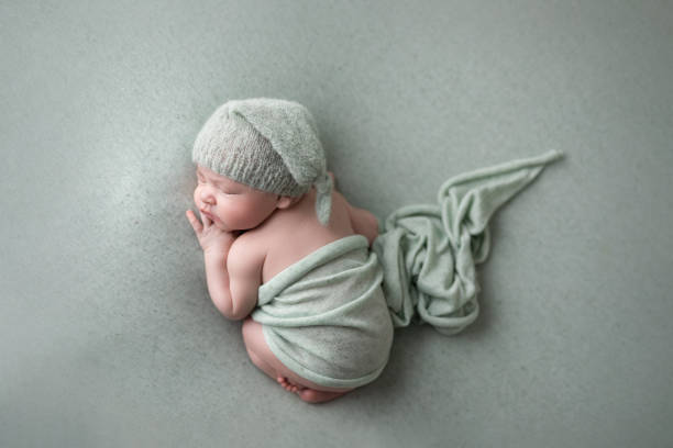 istock Newborn baby boy sleeping 2020860872