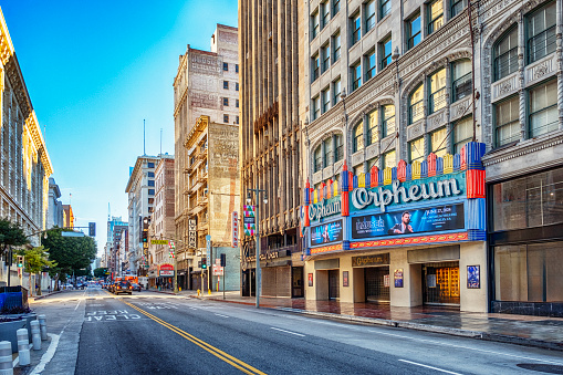 The Orpheum Theatre at Broadway in Downtown Los Angeles opened on February 15, 1926, as the fourth and final Los Angeles venue for the Orpheum vaudeville circuit.[