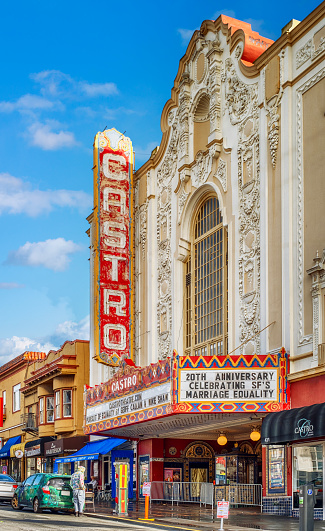 The Castro Theatre is a historic movie palace in the Castro District of San Francisco, California. The venue became San Francisco Historic Landmark in September 1976, located at 429 Castro Street.