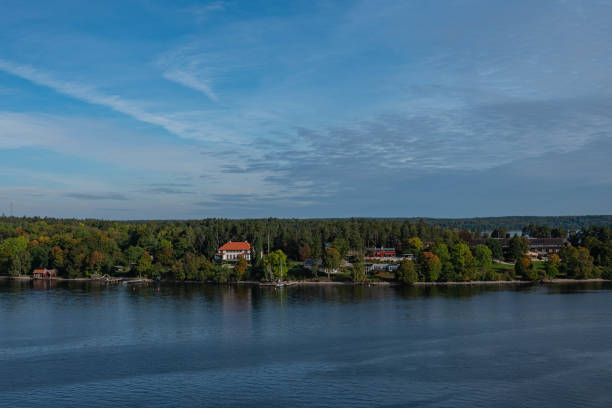 istock Landscape with blue sky while sailing through the Stockholm archipelago 2020905372