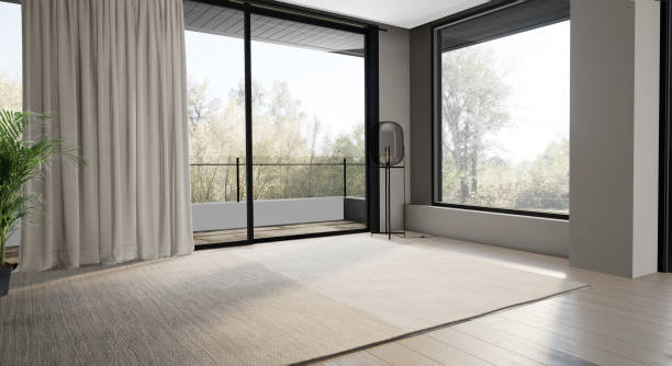 istock modern empty interior. 3d render, mock up for furniture placement 2020974188