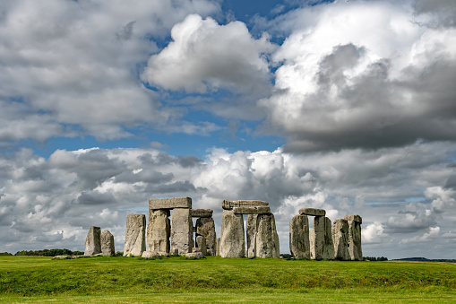 Mystic Stone Formation Of Stonehenge Near Salisbury In The United Kingdom