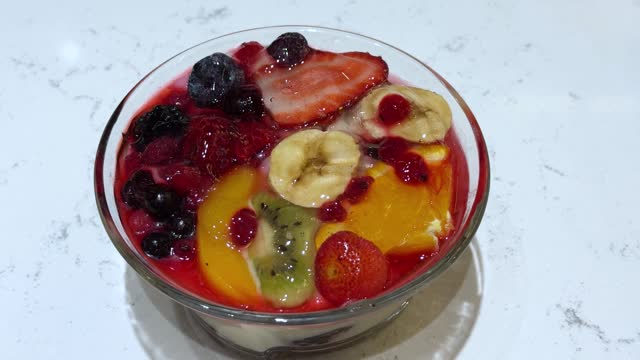 Plate of fruits