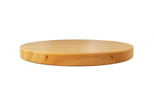 istock Podium Wooden white clipping path 2021249500