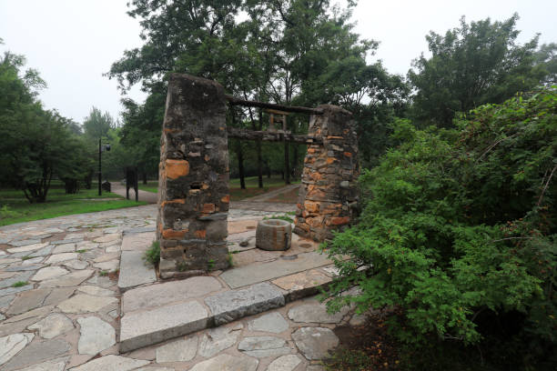 istock Ancient Chinese water well architectural landscape, Beijing 2021291479