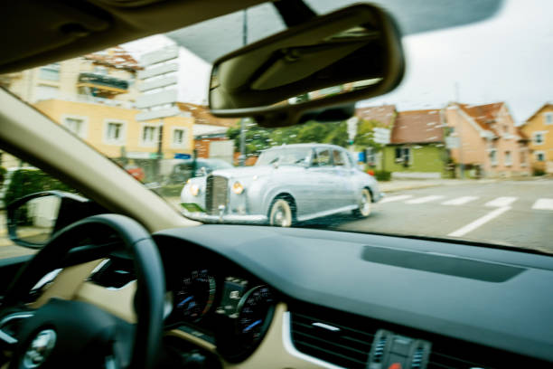 Close-up car dashboard, Car dashboard view