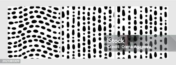 Small Dash Patterns Set Seamless Minimal Dash Pattern Small Elements ...