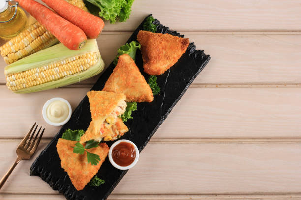 Crepioca de Peito de Peru: Refeição Fácil e Saborosa - receita deliciosa profissional - passo 3